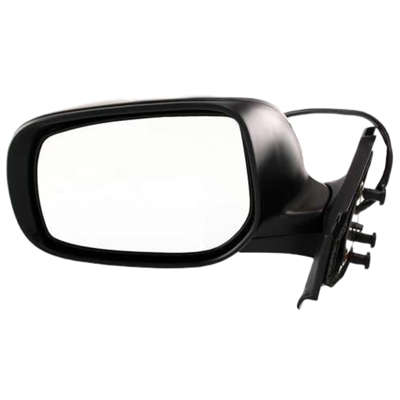 2007-2011 Toyota Yaris - Hatchback Driver Side Mirror, Power Adjust, Non-Heated, Manual Folding, Paintable, No Signal Light, No Memory, No Puddle Light, No Auto-Dimming, No Blind Spot Feature