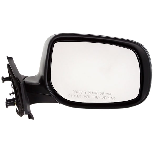 2007-2011 Toyota Yaris - Hatchback Passenger Side Mirror, Manual Adjust, Non-Heated, Manual Folding, Paintable, No Signal Light, No Memory, No Puddle Light, No Auto-Dimming, No Blind Spot Feature