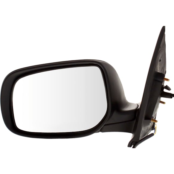 2007-2012 Toyota Yaris - Sedan Driver Side Mirror, Power Adjust, Non-Heated, Manual Folding, Paintable, No Signal Light, No Memory, No Puddle Light, No Auto-Dimming, No Blind Spot Feature