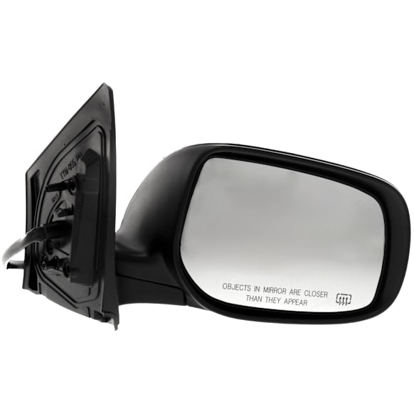 2010 Toyota Corolla - Passenger Side Mirror, North America Built Vehicle, Power Adjust, Heated, Paintable, Manual Folding, No Signal Light, No Blind Spot Feature, No Memory, No Puddle Light, No Auto-Dimming