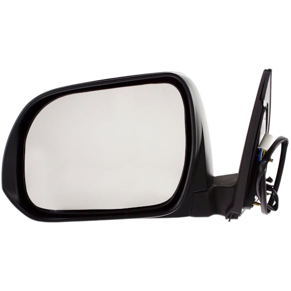 2013 Toyota Highlander - Driver Side Mirror, Power Adjust, Non-Heated, Paintable, Manual Folding, No Signal Light, No Blind Spot Feature, No Memory, No Puddle Light, No Auto-Dimming