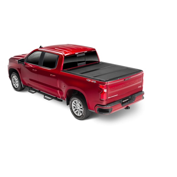 AX12005 Armor Flex Series Hard Folding Tonneau Cover, Aluminum Fits Approx. 5 ft. 6 in. Bed
