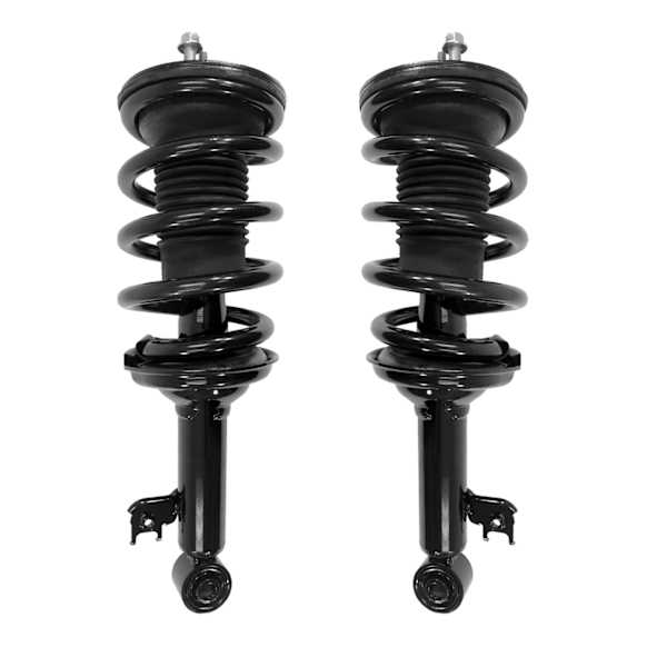 2-11567-11568-001 Front, Driver and Passenger Side Fully Loaded Strut, RWD