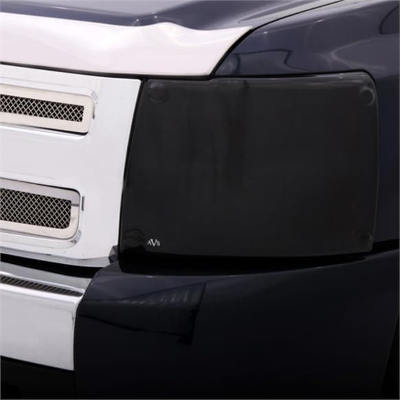 37289 Smoke Series Headlight Cover - Smoke, Acrylic, Direct Fit, Set of 2