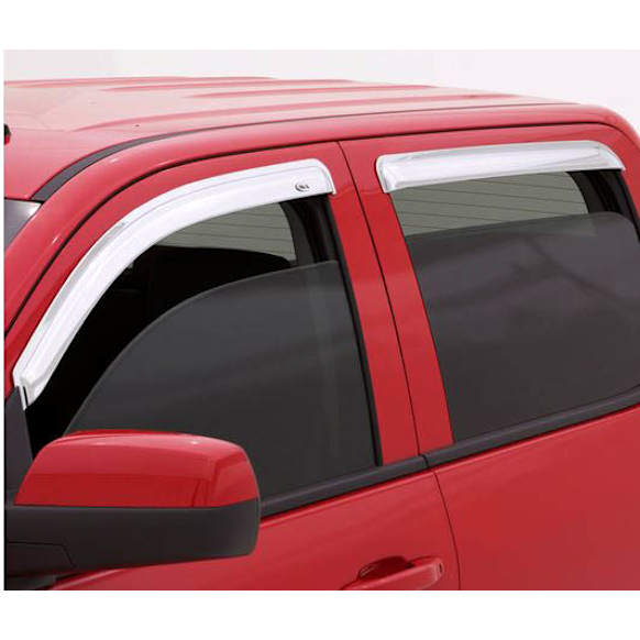 684805 Window Visor, Chrome