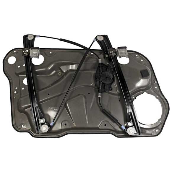 2000 Volkswagen Jetta - Front, Passenger Side Power Window Regulator, Without Motor, enginedes : AWD; With Mounting Plate;  Operated; Made In China, OE Replacement Series