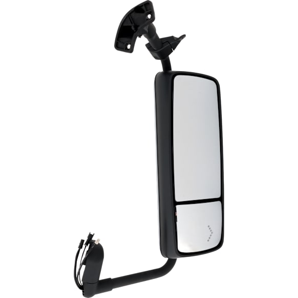 Passenger Side Mirror, Upper - Power Adjust, Lower - Manual Adjust, Heated, Manual Folding, Chrome, No Signal Light, No Memory, No Puddle Light, No Auto-Dimming, No Blind Spot Feature