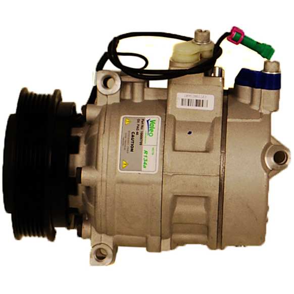 1998 Audi A6 - A/C Compressor, With Clutch, 6-Groove Pulley, 6 Cyl 2.8L, Valeo OE Replacement
