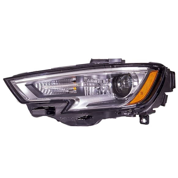 46824 Driver Side Xenon/LED Headlight, Without bulb(s), Clear Lens, OE Replacement Series