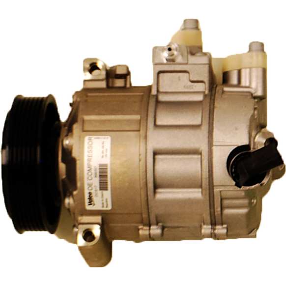 2015 Audi S3 - A/C Compressor, With Clutch, 6-Groove Pulley, 4 Cyl 2.0L, Valeo OE Replacement