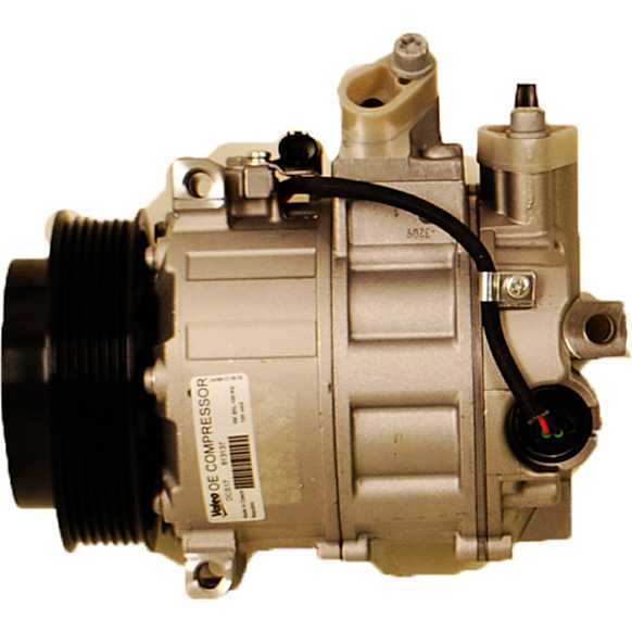 813137 A/C Compressor, With Clutch, 7-Groove Pulley, Valeo OE Replacement