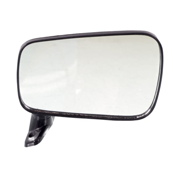 Passenger Side Mirror, Manual Adjust, Manual Folding, Non-Heated, Textured Black, No Signal Light, No Memory, No Puddle Light, No Auto-Dimming, No Blind Spot Feature