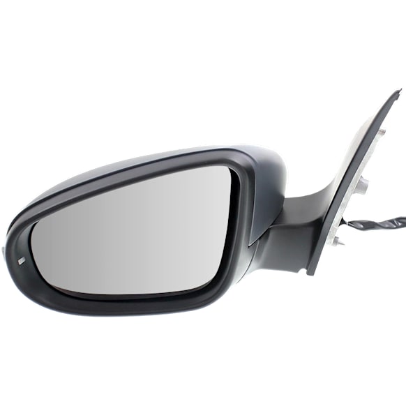 Driver Side Mirror, Power, Manual Folding, Heated, Paintable, In-housing Signal Light, No Memory, No Puddle Light, No Auto-Dimming, No Blind Spot Feature