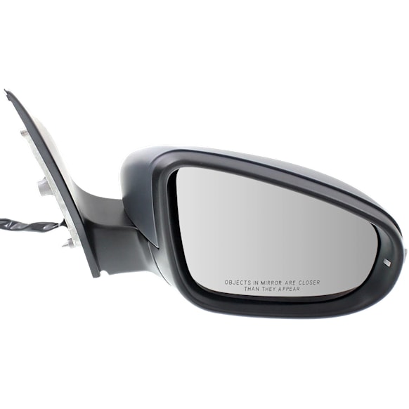 2014 Volkswagen Golf - Passenger Side Mirror, 4-Door, Power Adjust, Heated, Paintable, Manual Folding, In-housing Signal Light, No Blind Spot Feature, No Memory, No Puddle Light, No Auto-Dimming, Hatchback