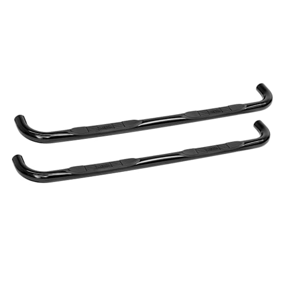 23-1315 E-Series Nerf Bars Powdercoated Black, Cab Length - Set of 2