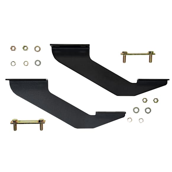 27-2355 Running Board Mounting Kit - Black, Steel, Direct Fit, Kit