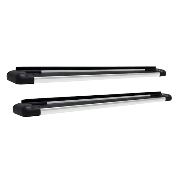 27-65720 Running Boards, Black, Aluminum, Mounting Kit Required, Crew Cab Pickup/Extended Cab Pickup/Extended Crew Cab Pickup/Sport Utility, SG6 LED Series