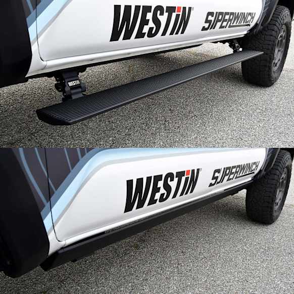 2013 Toyota 4Runner - Pro-e Power Series Running Boards, Powdercoated Textured Black, Powered, Aluminum, Set of 2