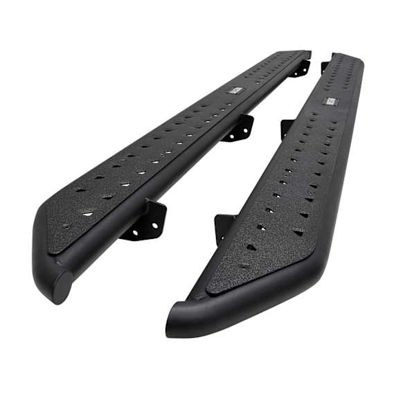 58-54165 Outlaw Series Nerf Bars Powdercoated Textured Black, Cab Length - Set of 2