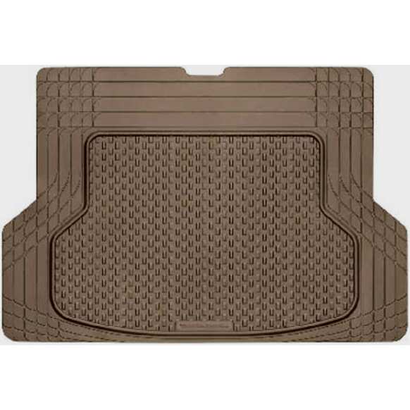 11AVMCT Cargo Mat, Flat Cargo Mat, Tan, Made of Rubber, All-Vehicle Trim-to-Fit Series