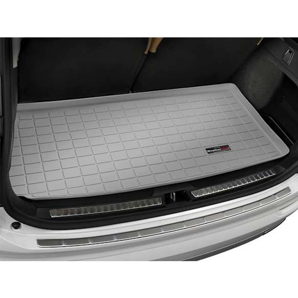 2021 Volvo XC90 - Cargo Mat, Molded Cargo Liner, Behind Third Row, Gray, Made of Thermoplastic