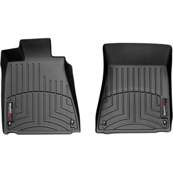 442051 Front Row FloorLiner Series Molded Floor Liner, Black Made of Rubberized Thermoplastic Polyolefins