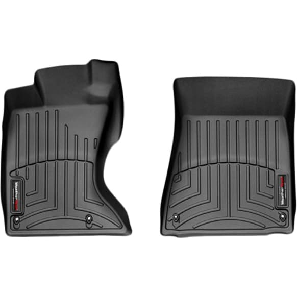 442061 Front Row FloorLiner Series Molded Floor Liner, Black Made of Rubberized Thermoplastic Polyolefins