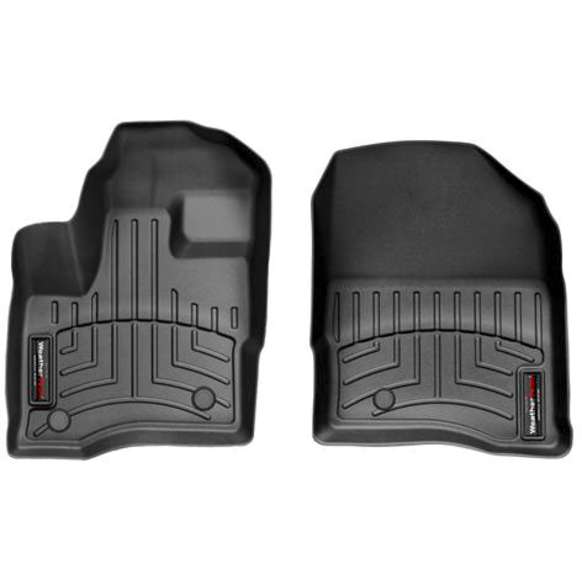 443021 Front Row FloorLiner Series Molded Floor Liner, Black Made of Rubberized Thermoplastic Polyolefins