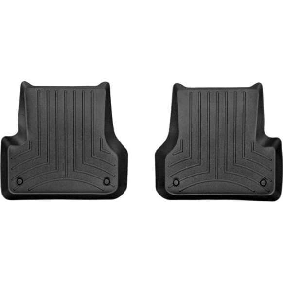 443742 Second Row FloorLiner Series Molded Floor Liner, Black Made of Rubberized Thermoplastic Polyolefins