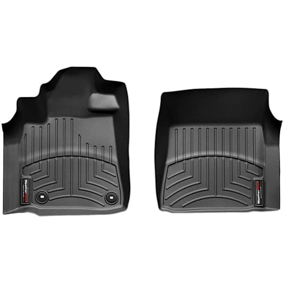 444081 Front Row FloorLiner Series Molded Floor Liner, Black Made of Rubberized Thermoplastic Polyolefins