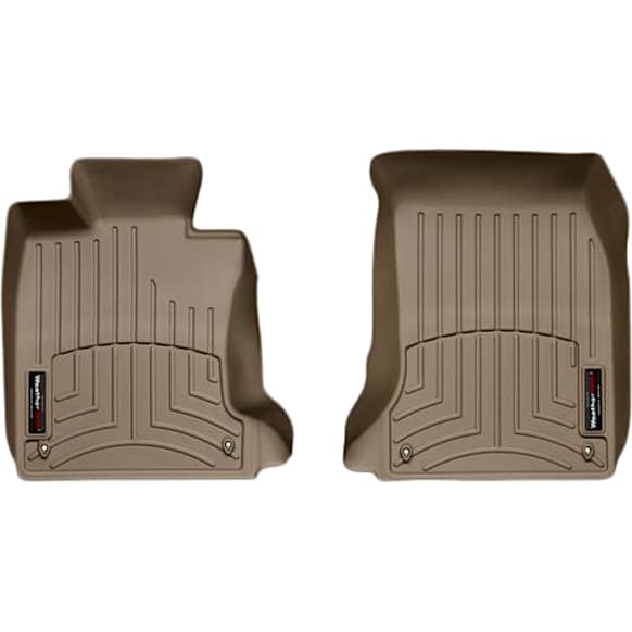 451641 Front Row FloorLiner Series Molded Floor Liner, Tan Made of Rubberized Thermoplastic Polyolefins