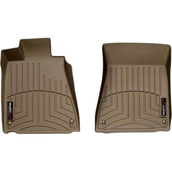 2009 Lexus GS460 - Front Row Molded Floor Liner, Tan, Made of Rubberized Thermoplastic Polyolefins, FloorLiner Series