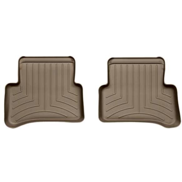 452582 Second Row FloorLiner Series Molded Floor Liner, Tan Made of Rubberized Thermoplastic Polyolefins