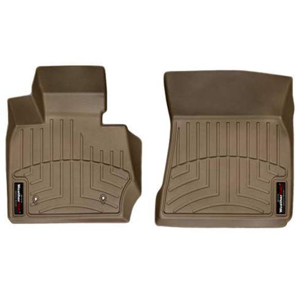 2012 BMW X3 - Front Row Molded Floor Liner, Tan, Made of Rubberized Thermoplastic Polyolefins, FloorLiner Series