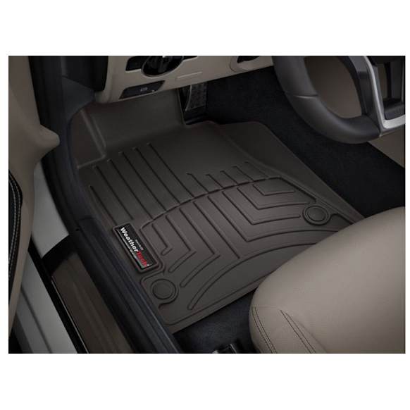4714941 Front Row FloorLiner Series Molded Floor Liner, Cocoa Made of Rubberized Thermoplastic Polyolefins
