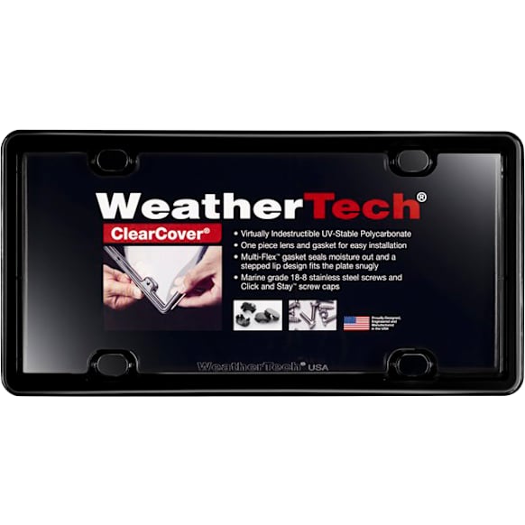 60020 License Plate Frame - Black, Eastman Durastar Polymer, Universal, Sold Individually