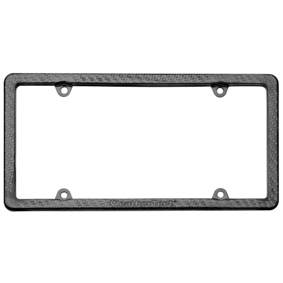 8ALPCF4 License Plate Frame - Black, Carbon Fiber, Universal, Sold Individually