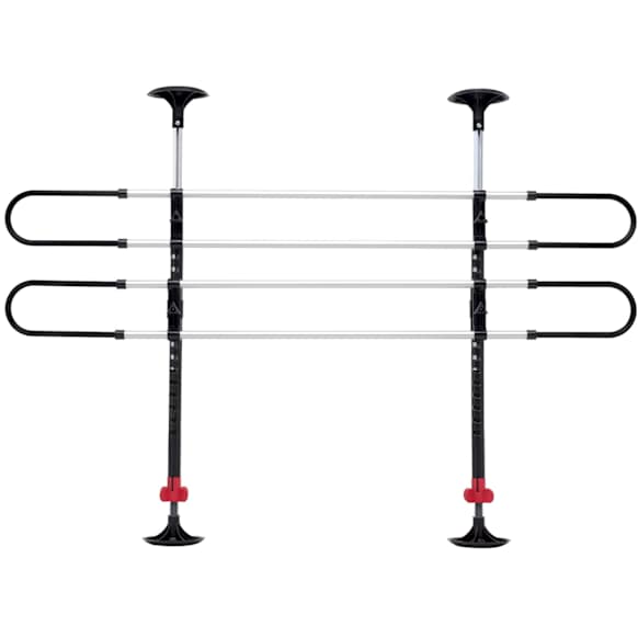 8APB01 Pet Divider - Black/Chrome, Aluminum, Universal