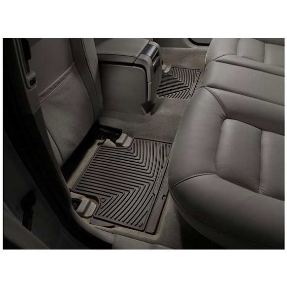 W170CO Second Row All-weather Series Flat Floor Mat, Cocoa Made of Rubberized Thermoplastic Elastomer