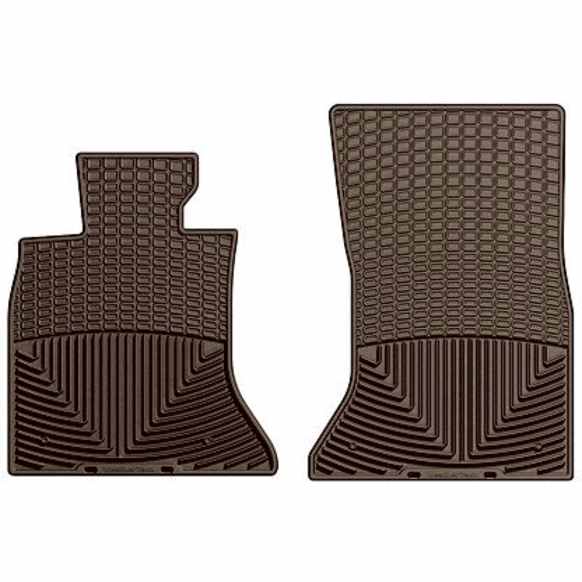 W204TN Front Row All-weather Series Flat Floor Mat, Tan Made of Rubberized Thermoplastic Elastomer