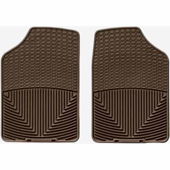 2007 Saturn Ion - Front Row Flat Floor Mat, Tan, Made of Rubber, All-weather Series