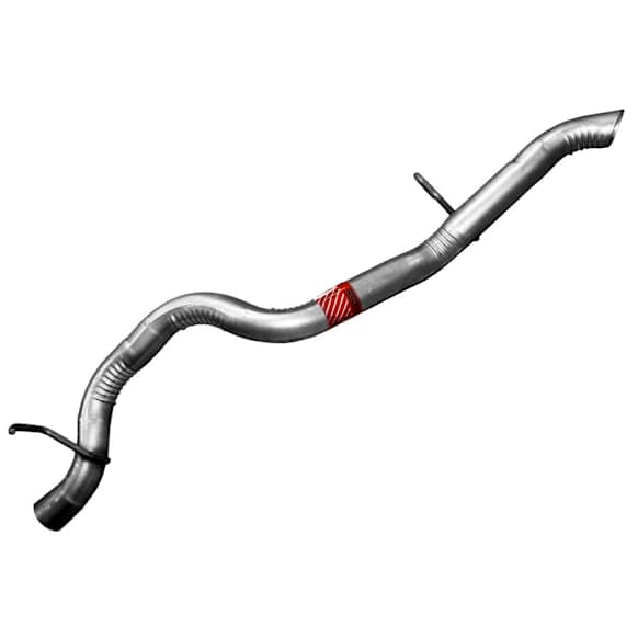 55362 Walker OE Replacement Tail Pipe - Natural, Aluminized Steel, Direct Fit, Sold Individually
