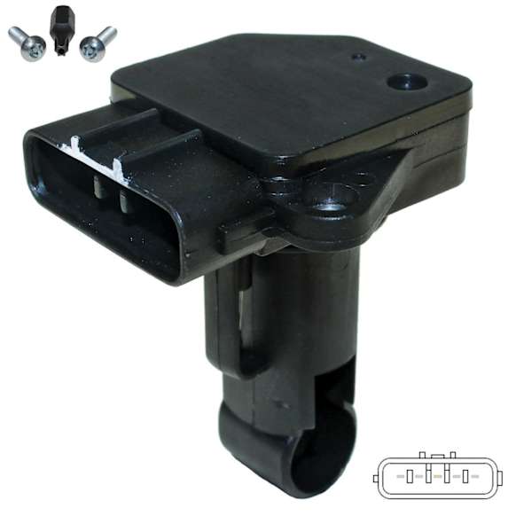 2003 Toyota 4Runner - Mass Air Flow Sensor, Eng. Designation: 1GRFE, Naturally Aspirated, 6 Cyl 4.0L
