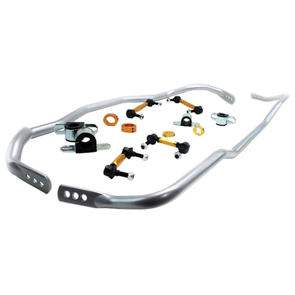 BFK006 Front and Rear Sway Bar Kit,, Powdercoated Silver