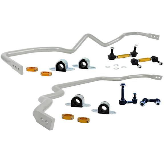 BNK014 Front and Rear Sway Bar Kit,, Powdercoated Silver