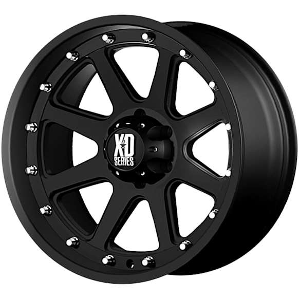 2004 Dodge Dakota - Aluminum Matte Black Wheel, 18 in. x 9 in., 6 x 4.5 in. Bolt Pattern