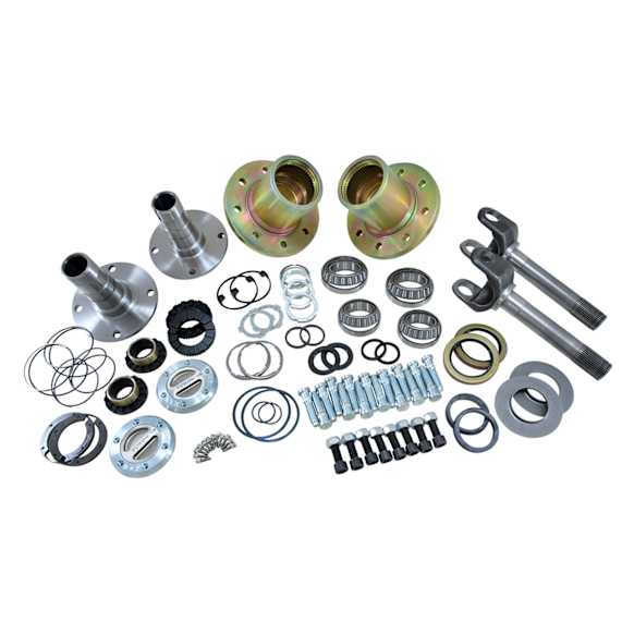 YA WU-03 Spin Free Locking Hub Conversion Kit For Srw Dana 60 94-99 Dodge