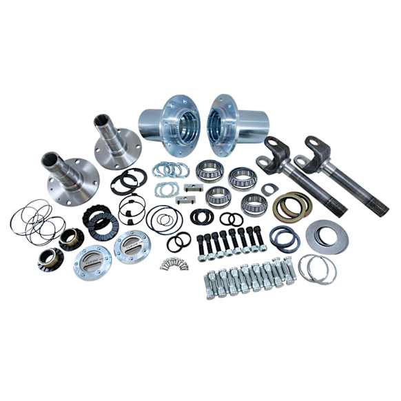 YA WU-04 Spin Free Locking Hub Conversion Kit For Dana 60 & Aam, 00-08 Srw Dodge