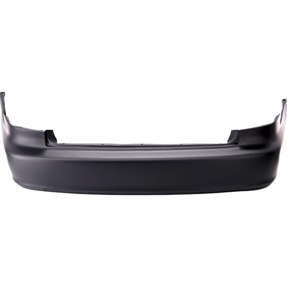 Rear Primed Bumper Cover, Without Parking Aid Sensor Holes, Sedan, USA Built Vehicles Vehicle