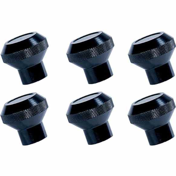 11420.02 Dash Knob Kit - Polished, Aluminum, Kit